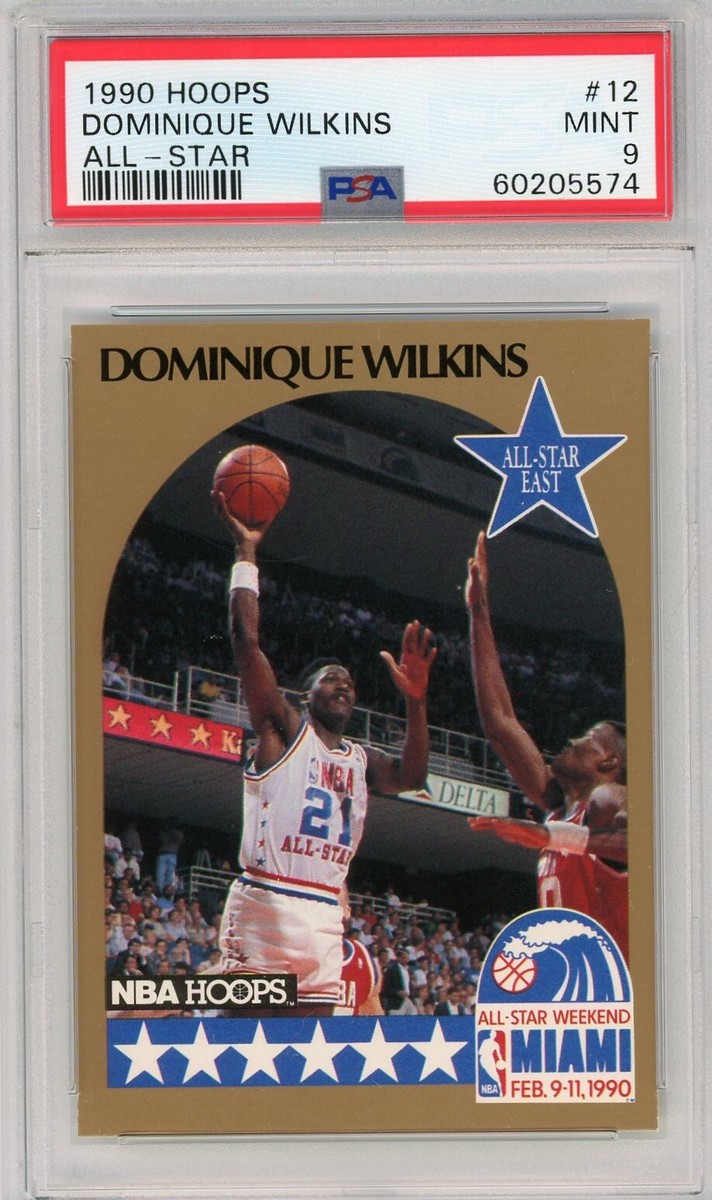 1990 Hoops All-Star #12 DOMINIQUE WILKINS PSA 9 Mint | eBay