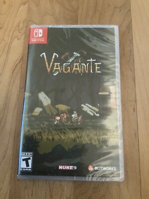 VAGANTE Brand New Sealed NINTENDO SWITCH Game ESRB Release Limited