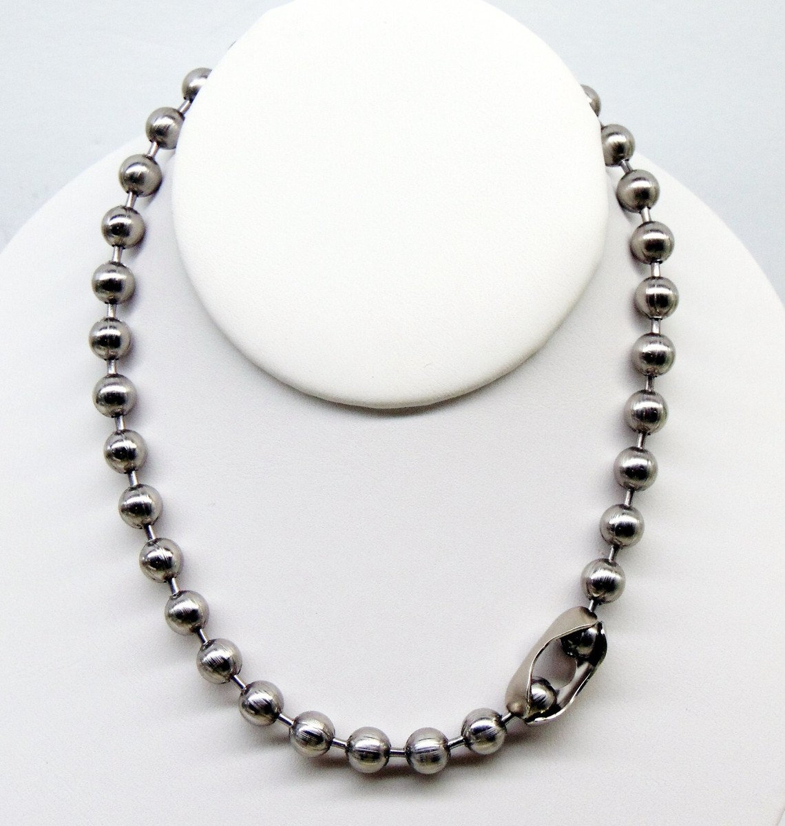 Large 8mm STAINLESS STEEL Ball Chain Necklaces and/or Bracelets