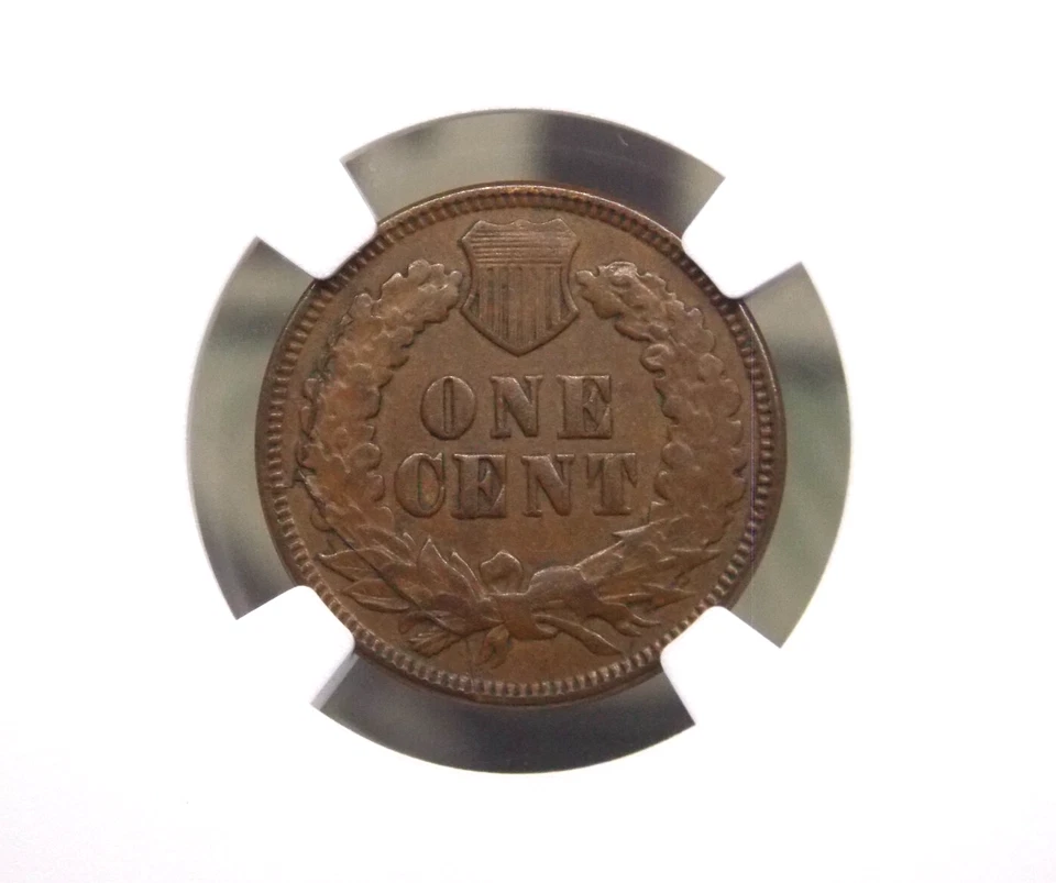 1870 Indian Head Cent Penny 1c NGC AU55 BN #003 About Uncirculated ECC&C, Inc. - Image 2 of 4