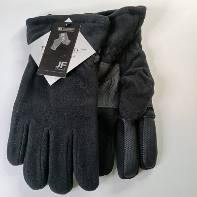 Ferrar Gloves Men's L Large Black Touchtech Touchscreen 3M Thinsulate 