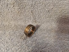 1992 Kennedy Half Dollars size 10- 1/2 coin ring handmade mixed metals A 