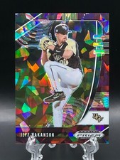 Jeff Hakanson 2020 Panini Prizm Draft Picks Burgundy Cracked Ice Prizm /23