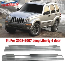 For Jeep Liberty 4Door 2002-2007 Slip-on Rocker Panel Driver+Passenger Side NEW