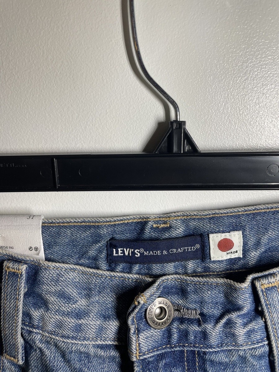 Levis LMC Made & Crafted Japanese Selvedge Barrel Crop Jeans Levis LMC Made & Crafted Japanese Selvedge Barrel Crop Jeans
