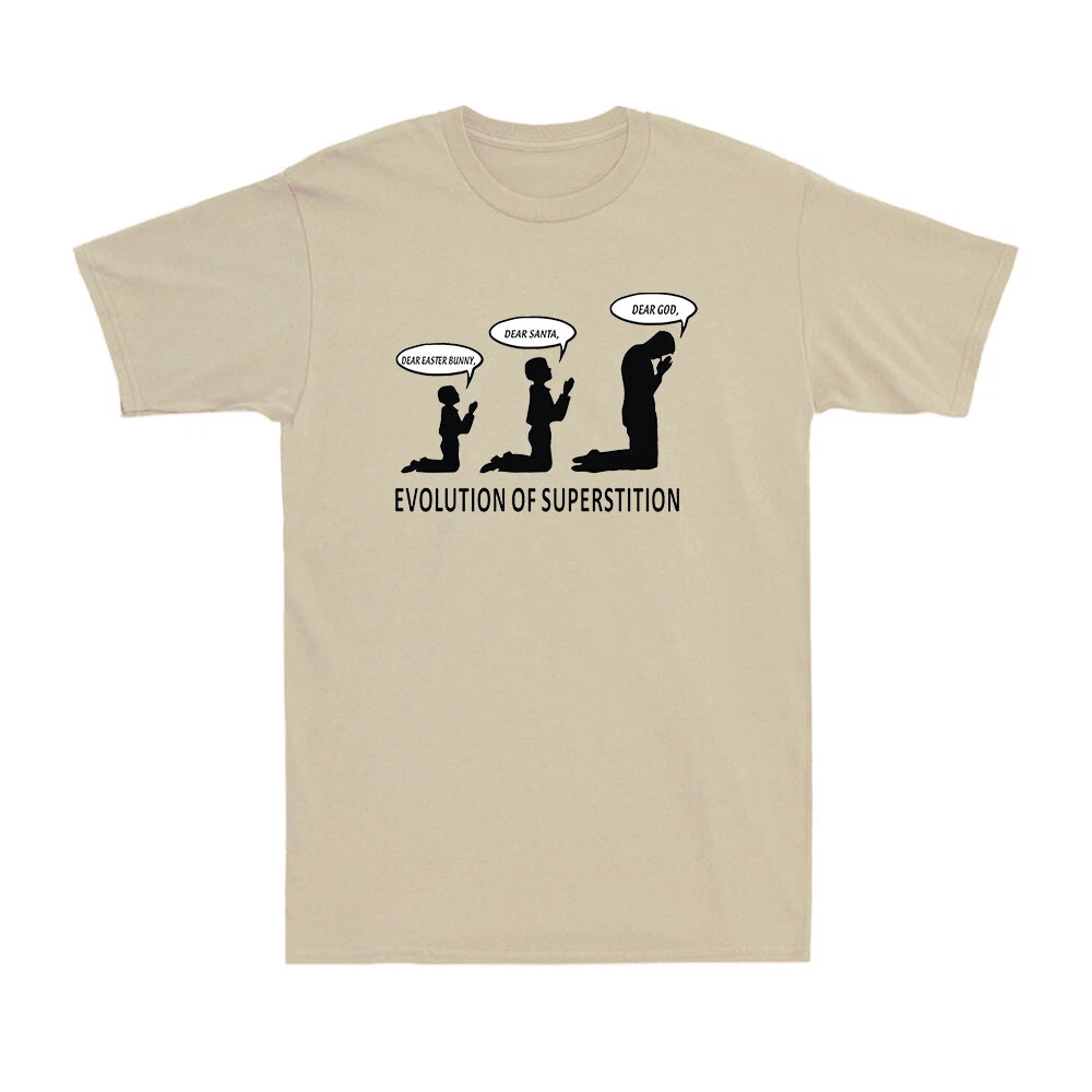 Atheism Atheist Superstition Evolution Men's T-Shirt