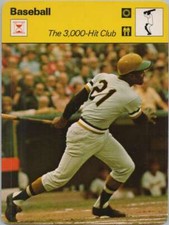 1978 Sportscaster #3201 The 3000 Hit Club Baseball Photo Card 
