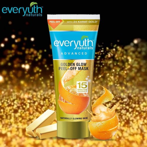 Everyuth Golden Peel Off Face Mask For Instant Glowing Keep Skin Hydrated 30g FS - Picture 4 of 6