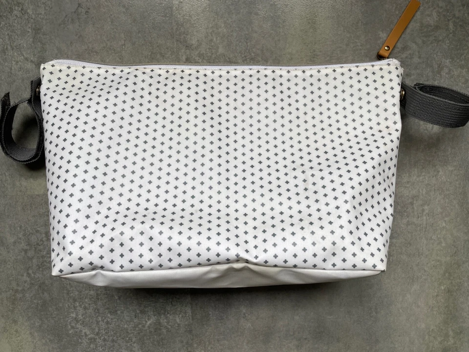 Sac de poussette. Maman Poule. Blanc et gris. Neuf. - Photo 3/4