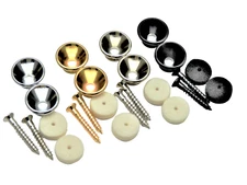 Oversized 17mm Strap Buttons  for Fender Strat Tele with thick felt washers