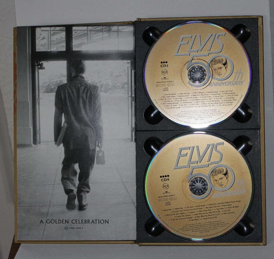 4 CD Elvis Presley:  A Golden Celebration  50th Anniversary  (1998 BMG EU) #SK - Bild 4 von 4