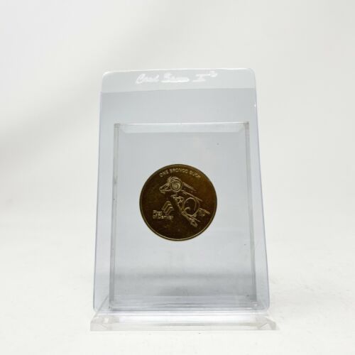 Denver Broncos 1980 Gold Coin - Bronco Buck - Schedule - Picture 3 of 4