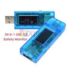 24 in 1 USB 3.0 Tester Voltage Current Power Meter Monitor Power-off Protection