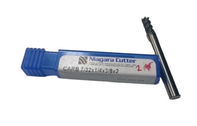 Carb 7/32X1/4X3/8X2 Drill End Mill Niagara Cutter  Fast Shipping 