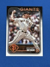2024 Topps Series 1 Keaton Winn Rookie #83 San Francisco Giants RC (Q)