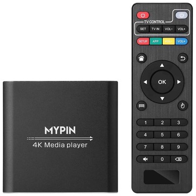 HDMI Multimedia Player, 4K@30Hz Digital Media Player HDMI/AV-Ausgang PPT MKV ...