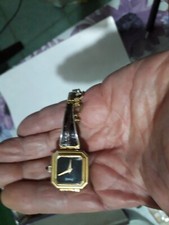 OROLOGIO  PIAGET DESIGN ITALIANO CINTURINO  PELLE E OTTONE  DORATO