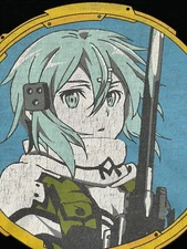 Vintage Sword Art Online Shirt Large Supreme Hook Ups Birdhouse Skateboard Rare