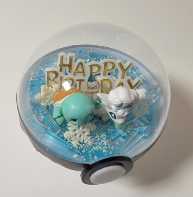 Vulpix Bday Pokemon Happy Birthday Blue Terrarium Squirtle Vulpix Ice Snowflake ...