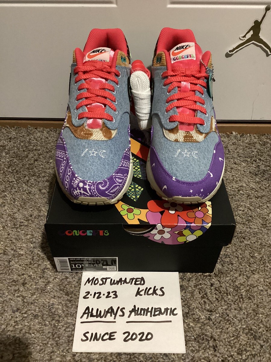 DS 2022 Nike Air Max 1 SP x Concepts Far Out Men's Sz 10.5 | eBay