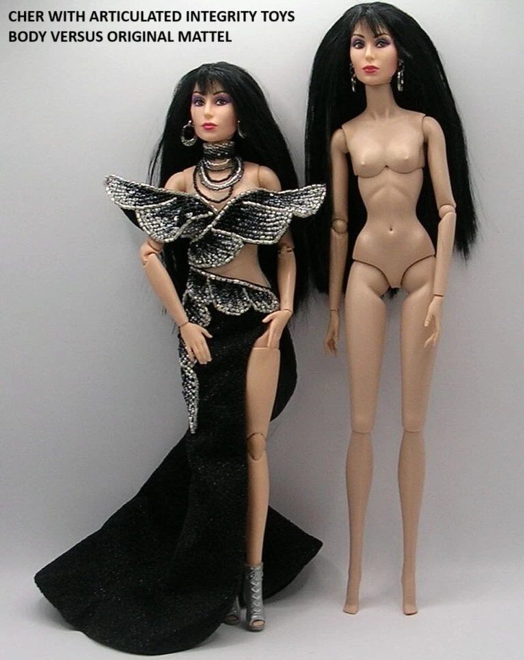 MUÑECA BARBIE CHER HÍBRIDA - INTEGRIDAD ARTICULADA NU.FACE 3.0 CUERPO 12.5 ALTO Foto 3 de 4