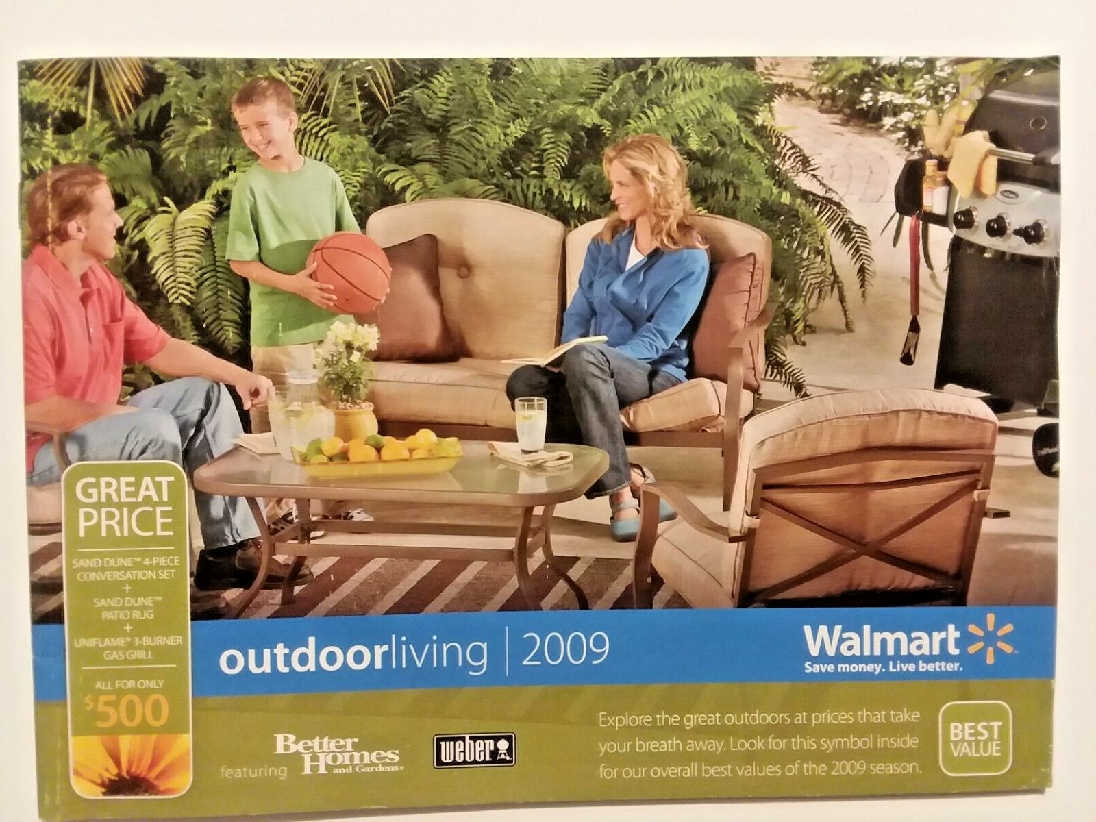 Outdoor Living Catalogue, Walmart, 2009