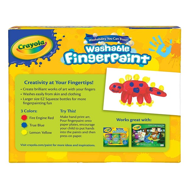 Crayola Beginnings Washable Finger Paints Creative Toy for sale online