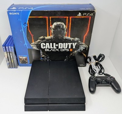 プレステ4 BO3付き PlayStation 4 PS4 Call of Duty Black Ops III Jet Black Console w
