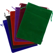 Pack of 6 12x16 Inch Velvet Drawstring Bags Gift Bag Velvet Pouch For Jewelry...