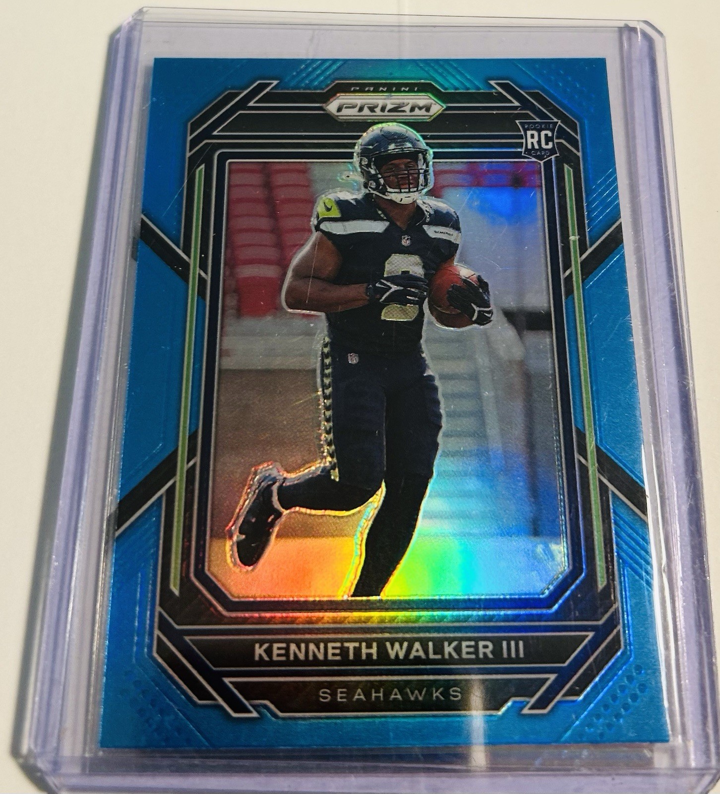2022 Panini Prizm - Rookies Kenneth Walker III #318 Light Blue Prizm (RC)