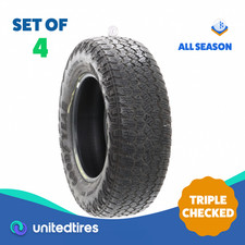 Set Of 4 Used 26570r18 Goodyear Wrangler Territory Rt 116t - 7.5-9.532 Set Of 4 Used 26570r18 Goodyear Wrangler Territory Rt 116t - 7.5-9.532