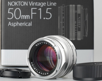 [Near Mint] Voigtlander Nokton Vintage 50mm f/1.5 Aspherical II VM MC #3823A