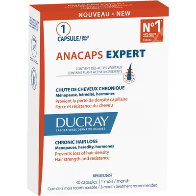 Ducray Anacaps Expert Food Supplement Chronic Hair Loss Slow Down 30pcs NEW
