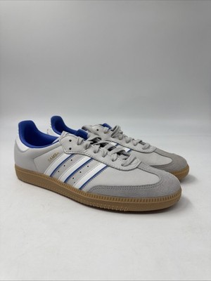 adidas Originals Samba OG Grey Crystal White Blue Gum ID1478 Men s Size 9