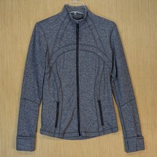 Lululemon Athletica Define Jacket Womens 10 Grey Heathered Activewear Athleisure