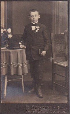 P. Schmidt CDV - Jungenportrait - Koblenz