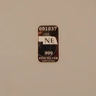 U.S. State Silver bar .999 1ozt Proof - NE/Nebraska - 001037/041785