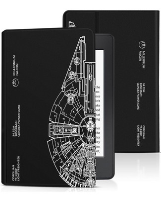 KINDLE PAPERWHITE 10th Gen Case MILLENNIUM FALCON Space SPACESHIP Star Wars