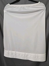 Half Slip Buttery Soft Silky Smooth 26"-34" Waist 26" Length White