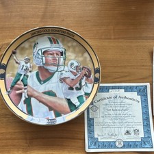 Dan Marino Limited Gold Signature Series Plate Miami Dolphins 521 Yards