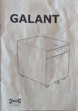 Ikea GALANT Drawer Unit on Casters - PARTS ONLY - including manual