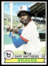 Gary Matthews 1979 Topps #85 Atlanta Braves MLB READ FREE SHIPPING AutographDen