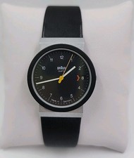 True Vtg 1990s BRAUN Quartz Wrist Watch 3803 AW 30 Lubs Germany