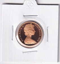 AUSTRALIAN PROOF: 1979  2  CENT COIN  IN 2X2 HOLDER #413