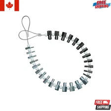 Nut & Bolt Thread Checker complete Sae/inch And Metric Set 26 Male/female