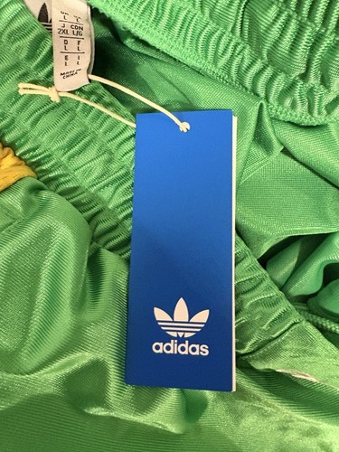 adidas Originals Retro Boxing Shorts Athletic KA4576 Green Yellow Men’s L NWT - Picture 3 of 4