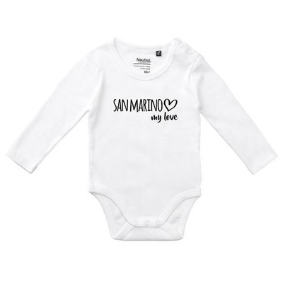 Baby Body San Marino my love Geschenkidee San Marino Geschenk Präsent Mitbringse