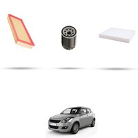 Hoffcar Wartungskit - 3 Filter Kompatibel Mit Suzuki Swift IV 1.6 100Kw Ab 2