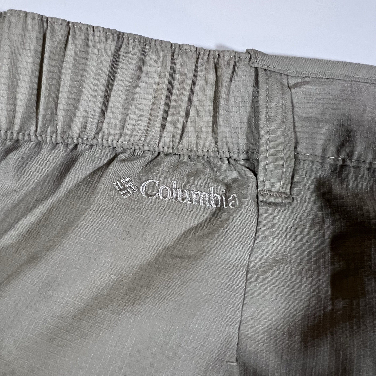 Columbia PFG Khaki Nylon Convertible Fishing Pants Zip Off Shorts Men's XL thumbnail 11