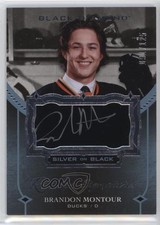 2016 Black Diamond Silver on Rookie Signatures 91/125 Brandon Montour Auto lk8